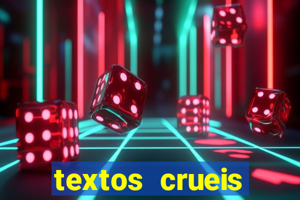 textos crueis demais pdf